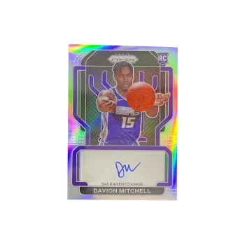 PANINI 2021 22 Prizm King Rising Stars RC Devin Mitchell Rising Stars Silver Foil Signature Sports Cards 1 Piece