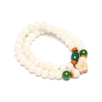 LINKY Laboratory White Jade Bodhi Bracelets Unisex