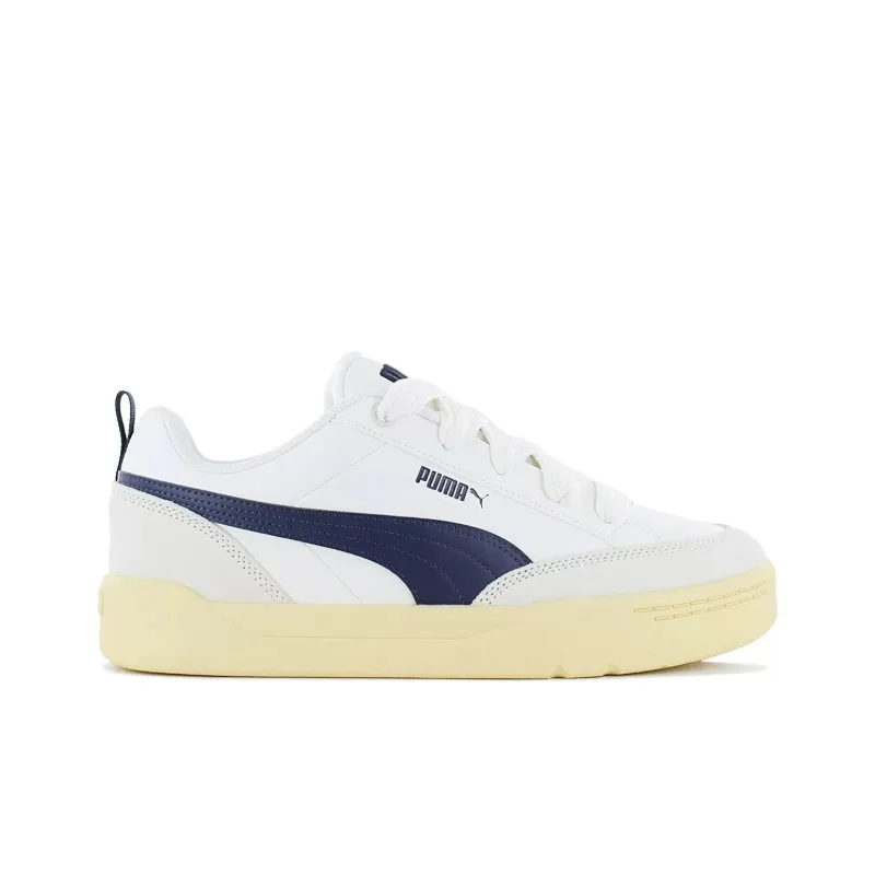 PUMA Park Lifestyle Anti Slip Wear Resistant Low Top Skateboard Shoes Men's White-1