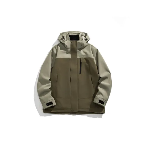 MIIOW Trend Party Series Jackets Coats Unisex Desert Green & Pea Green