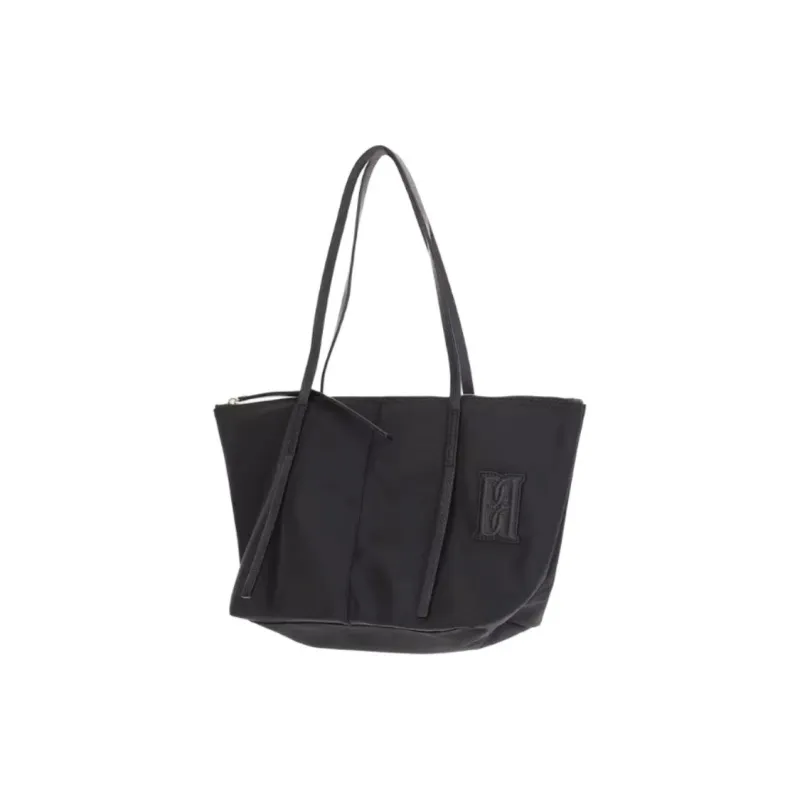 BY MALENE BIRGER COPENHAGEN MBC Leather Tote Bag, Shopping Bag, Shoulder Bag Regular Women's Black-1