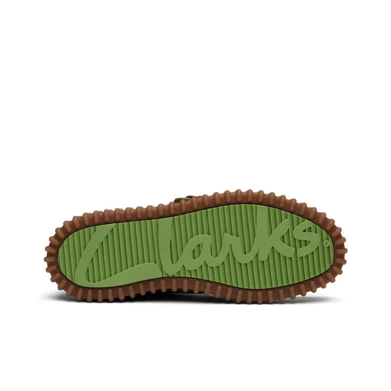 Clarks Low Top Casual Shoes Women's Green-4