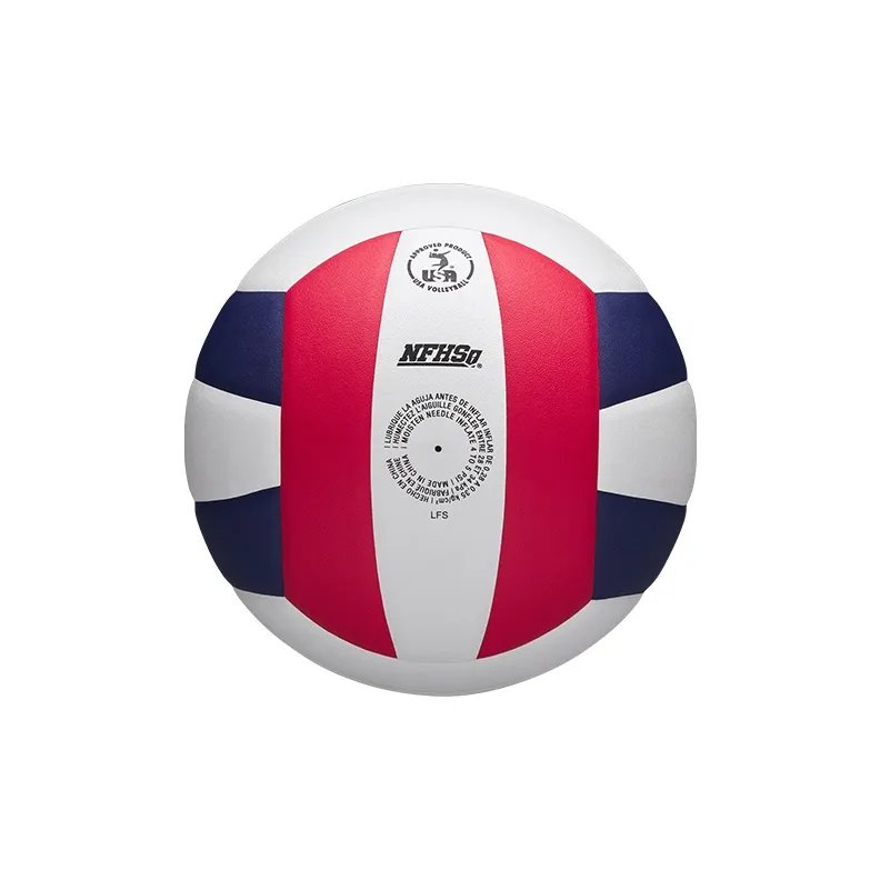 Wilson PU Size 5 Ball Volleyball Unisex Red White Blue Patchwork-3