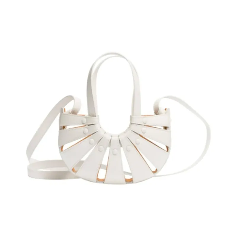 Bottega Veneta Leather Clutch Women's White-2