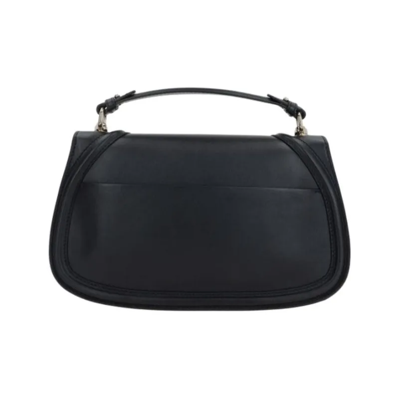 GUCCI Blondie Calfskin One Shoulder Handbags Medium Size Women's Black-2