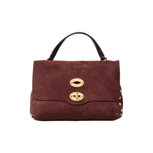 Zanellato Postina Calfskin Shoulder Bag Crossbody Bag Handbag Small Size Women's Red
