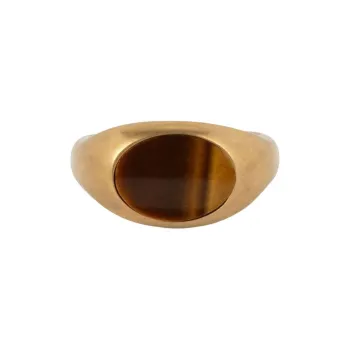 DRIES VAN NOTEN Stone Signet Ring