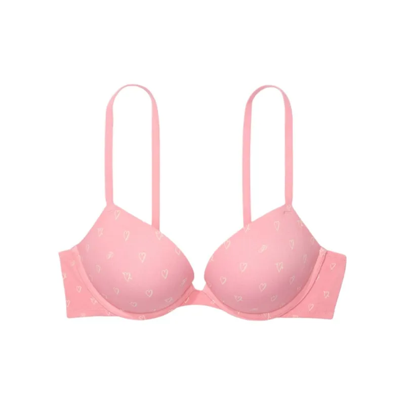 Victoria's Secret PINK Bra Women's Pink Heart-0