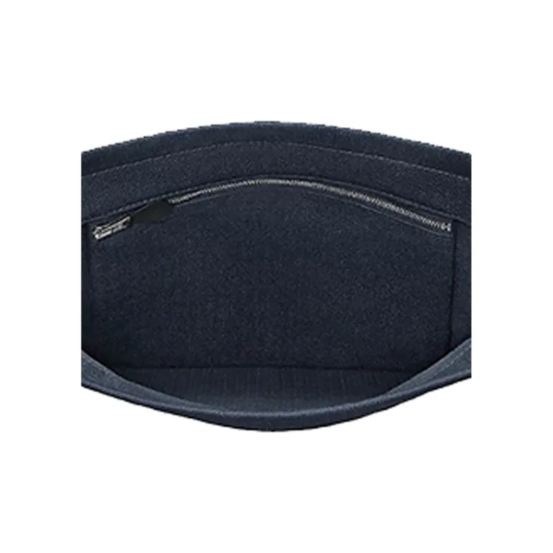 HERMES Aline Canvas With Swift Calfskin And Cotton One Shoulder Crossbody Backpack Unisex Navy/Ebene Navy/Ebony-4