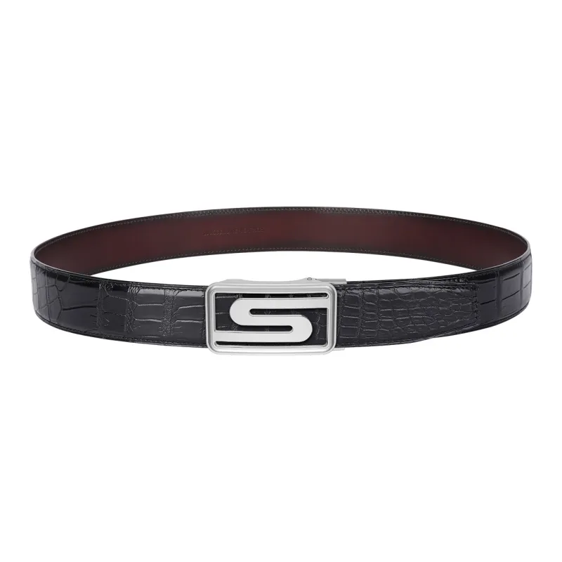 CATELLES Premium Crocodile Leather Leather Belts Men's Width  3.5cm-5