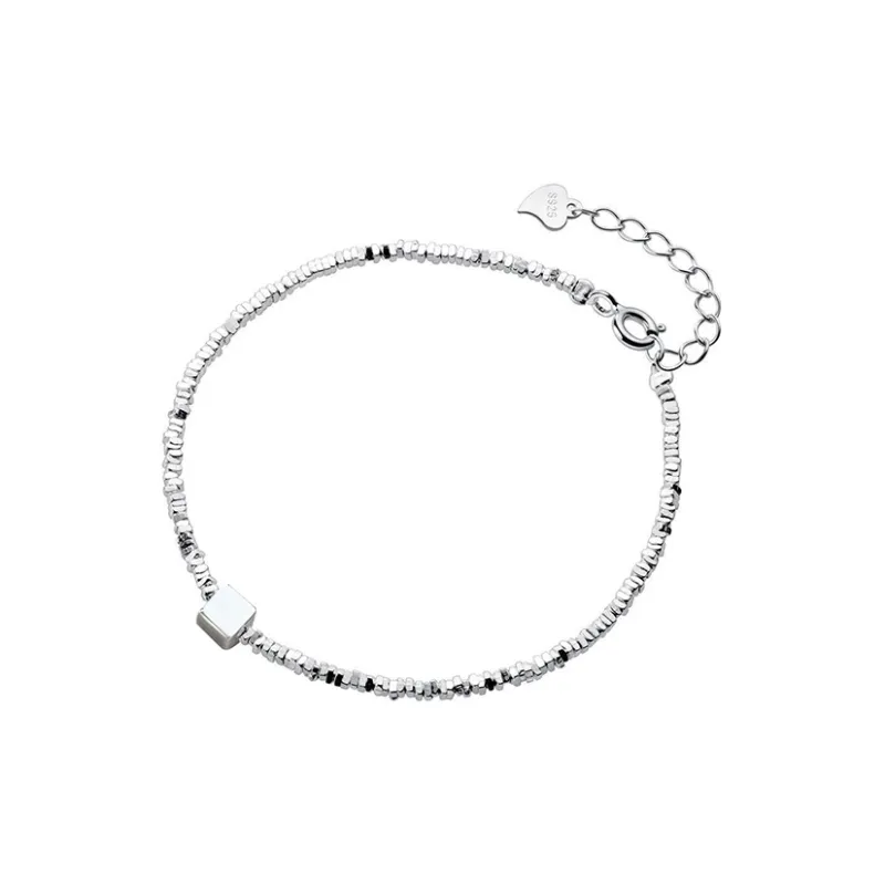 Heart Grass S925 Silver Bracelets Women's-0