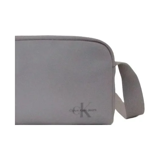 CALVIN KLEIN Polyester Shoulder Bag Crossbody Bag Unisex Gray-4