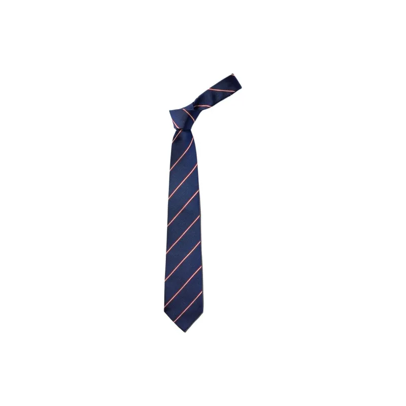 UNIQLO Mulberry Silk Ties Unisex Navy Blue-0