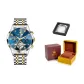 Steel Band Blue Dial[Box+Steel Bracelet]