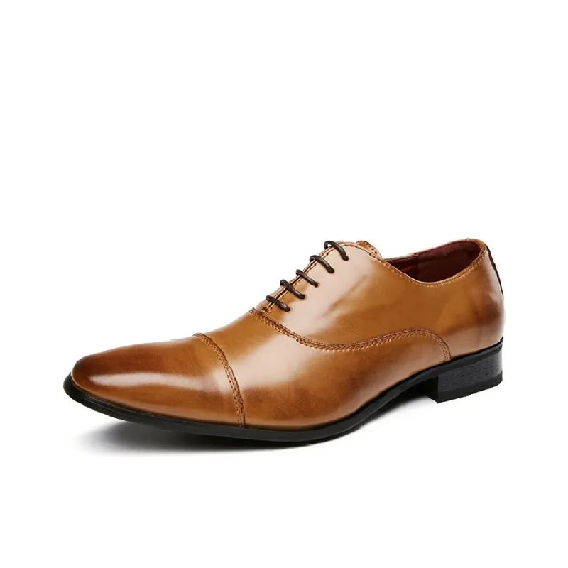 Kaltendin Trendy Business Elegance Dress Shoes Men's-5