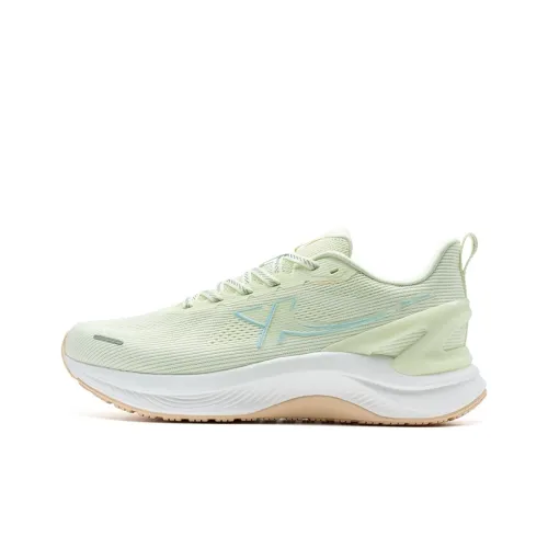 XTEP Stride ET Running shoes limited Women's Low Top Cream Yellow Green/Sail White