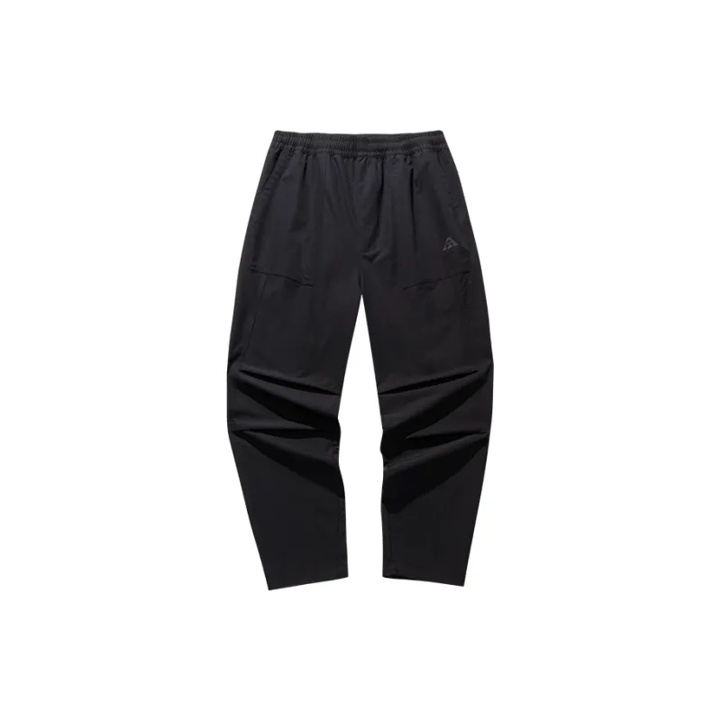 Anta Outdoor Collection Earthy Case 2.0 Knitted Sports Pants Men's Basic Black-0