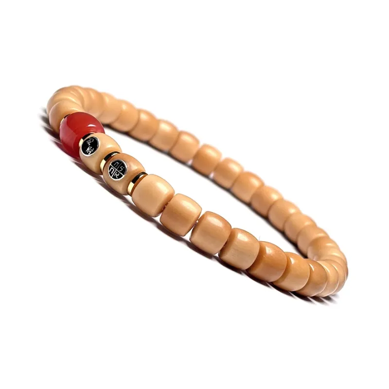 MOUNTAINS AND MANS Bodhi Root New Chinese Style Prosperity And Good Luck Beaded Bracelet Unisex-2