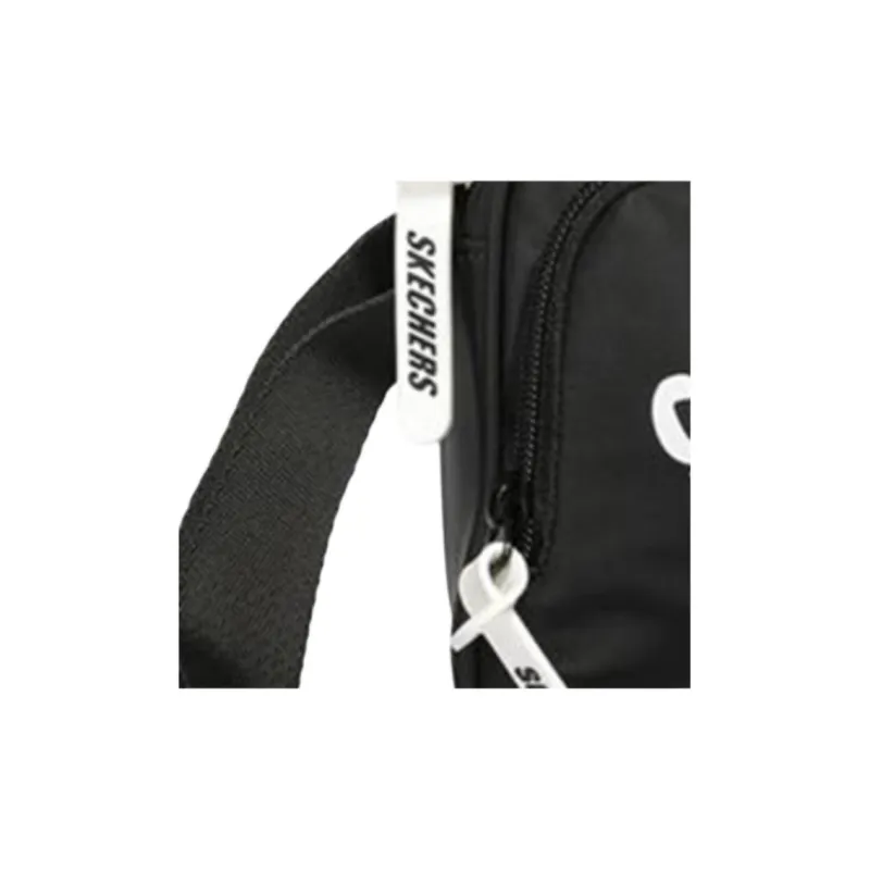 Skechers Fabric Shoulder Bag Crossbody Bag Regular Unisex Pitch Black-3