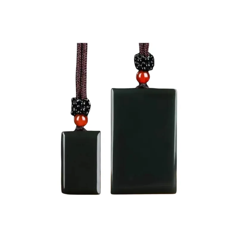 Zhen Yu Zhen Pin Hetian Jade Pendants Green Jade Unisex-3