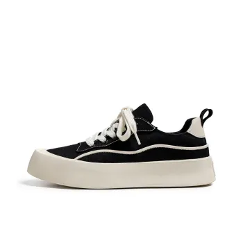 WEISHIBANGWEI Canvas Shoes Men's Black