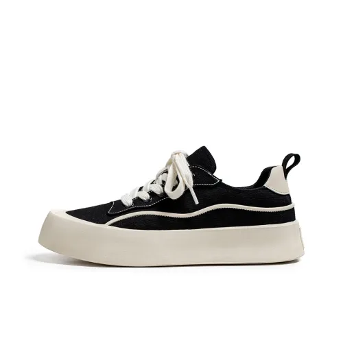 WEISHIBANGWEI Canvas Shoes Men's Black