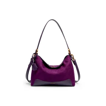 Mulinsen Polyurethane Crossbody Bag Shoulder Bag Women's Purple