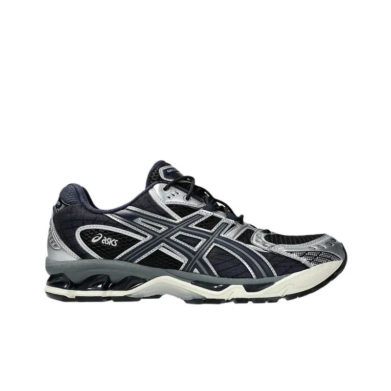 Asics GEL Nimbus 10.1 Cushioned Slip Resistant Abrasion Resistant Low Top Running Shoes Unisex Silver Black-1