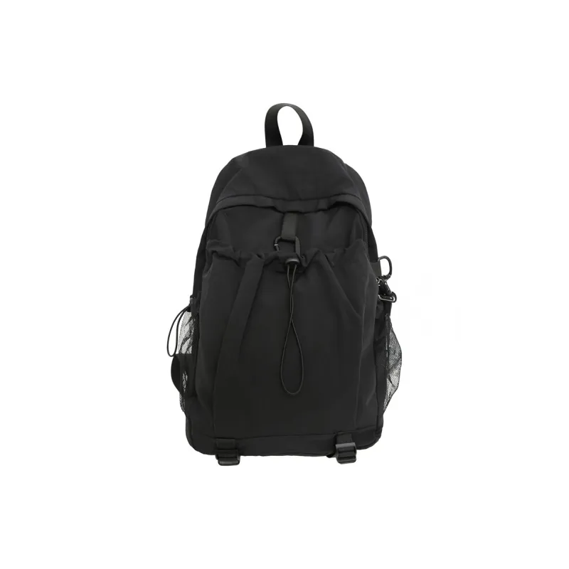 LUVISTRUE Nylon Backpack Regular Unisex Neon Green/Red/Brown/Red/Light Gray/Black-9