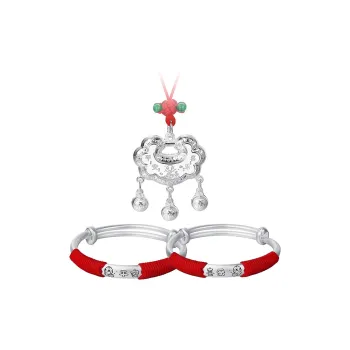 Ascending S999 Fine Silver Bangles Kids'