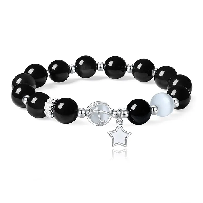 PARAS KORS Glass Cat Eye Bracelets Unisex-1