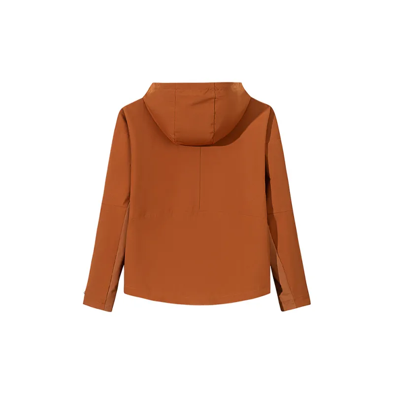 Anta Variety Training Collection Jackets Coats Women's Sugar Coffee-1