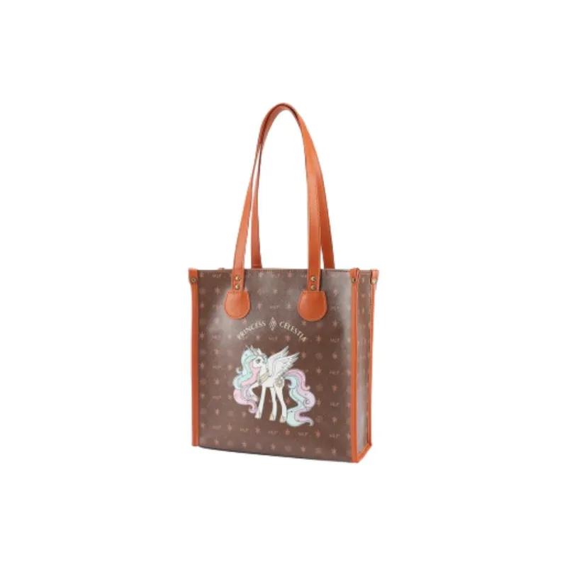 MY LITTLE PONY PVC Tote Bag Shopping Bag Handbag Shoulder Bag Women's Khaki-1
