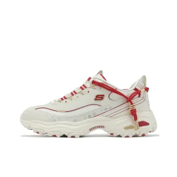 Skechers DLITES Anti Slip Wear Resistant Low Top Chunky Sneakers Men's Ecru