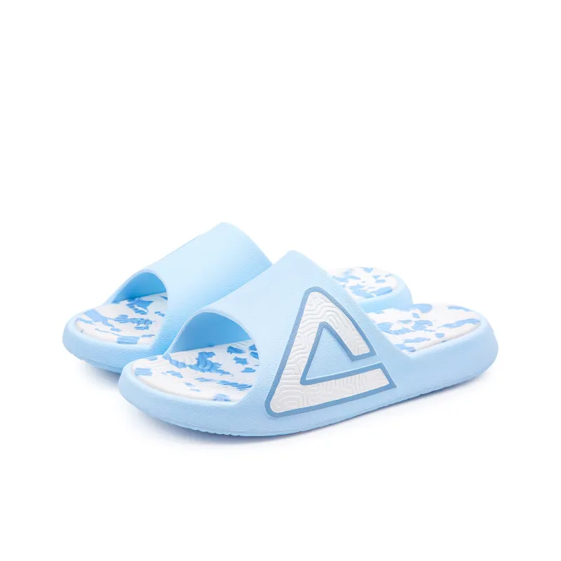 PEAK Tai Ji1.0 Slip Resistant Abrasion Resistant Cushioning Slide Slippers Unisex Sky Blue-2