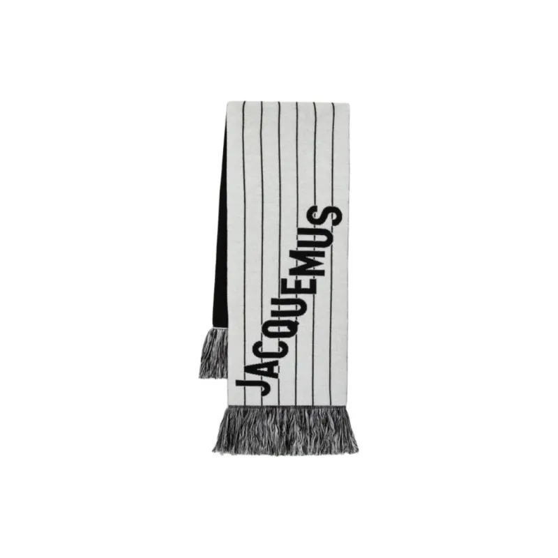 Jacquemus Two Toned Fringed Scarf-0