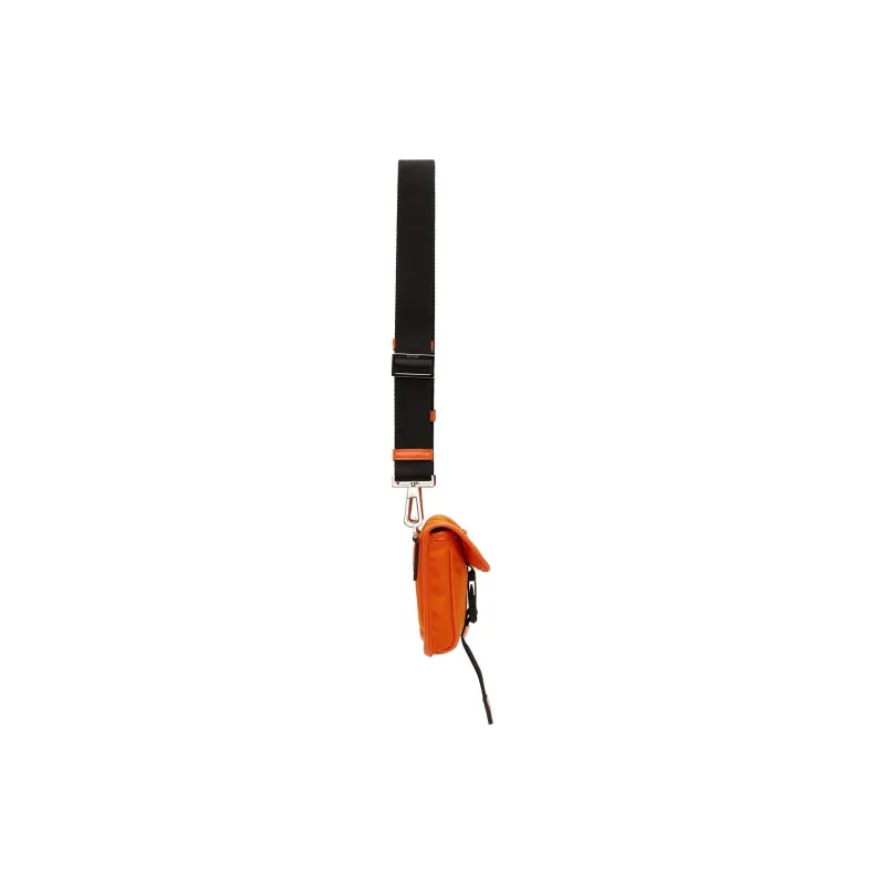 FANSIZHE Nylon Messenger Bag Crossbody Bags Small Size Men's Orange-2