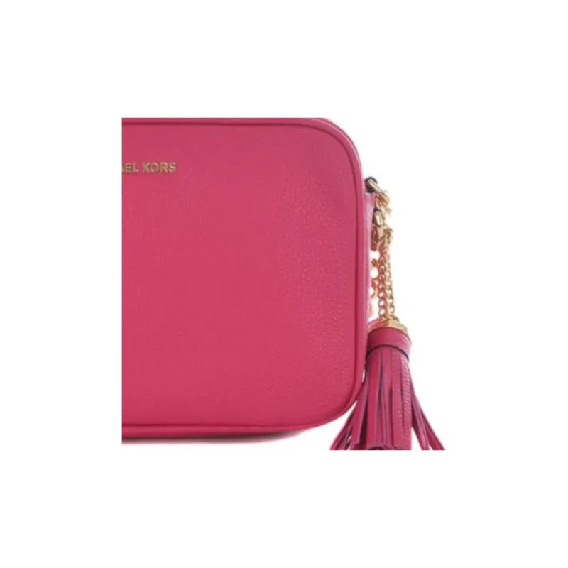 MICHAEL KORS Calfskin Crossbody Bag Shoulder Bag Women's Fuchsia-4