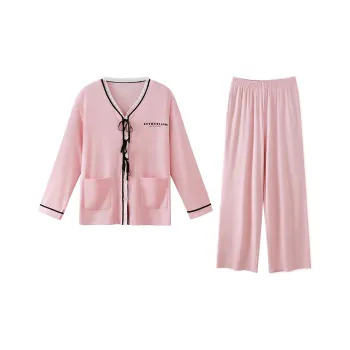 JINGYUN Pajama Set Women's Cherry Blossom Pink