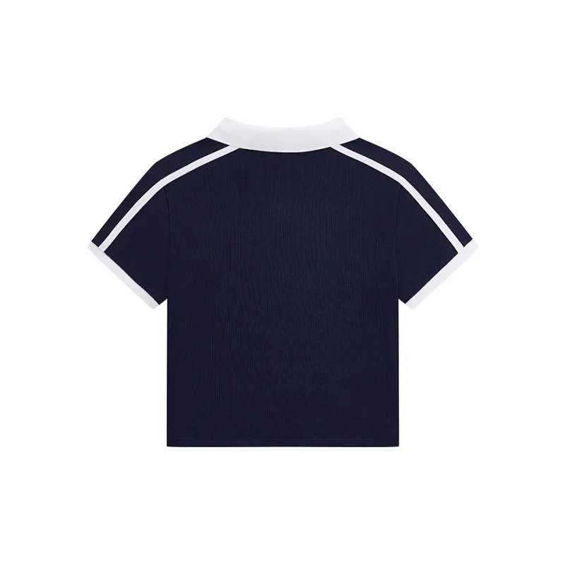 Kappa 1916 Series Polo Shirt Women's Midnight Blue-1