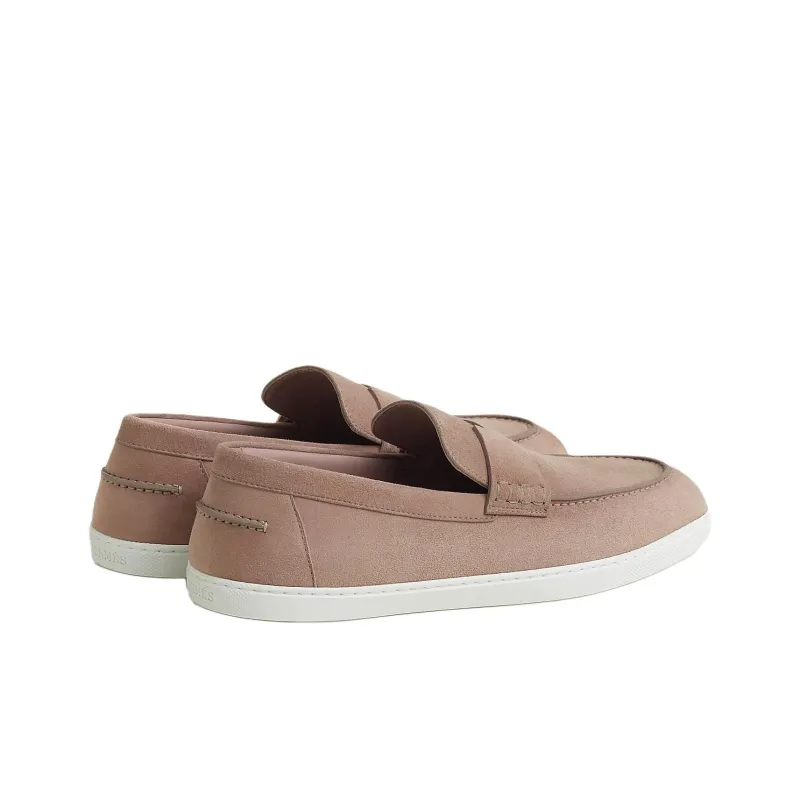 HERMES Loafers Men Rose-3