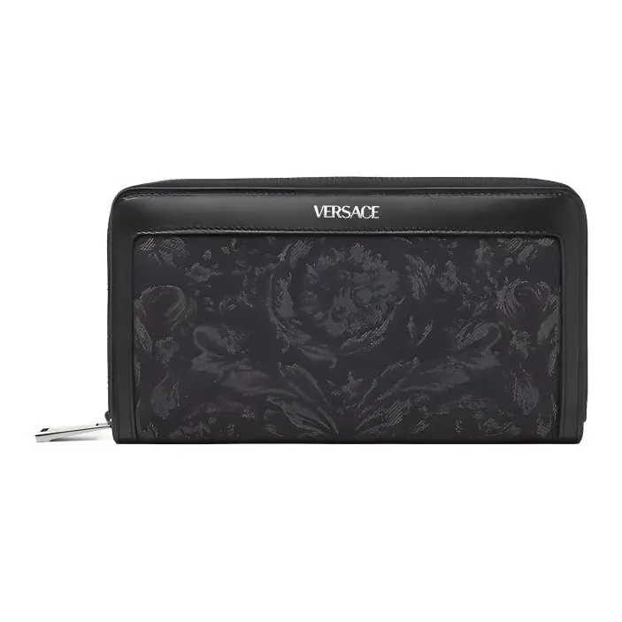 FANSIZHE Barocco Polyester Wallet Men's Black-0