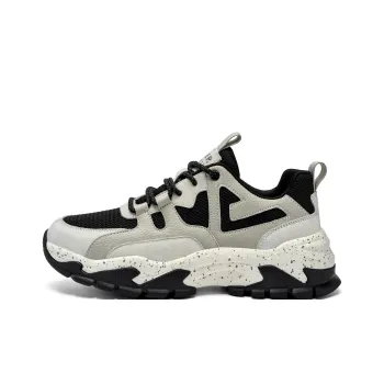 JEEP SPIRIT Low Top Chunky Sneakers Men's Moon Dust Gray