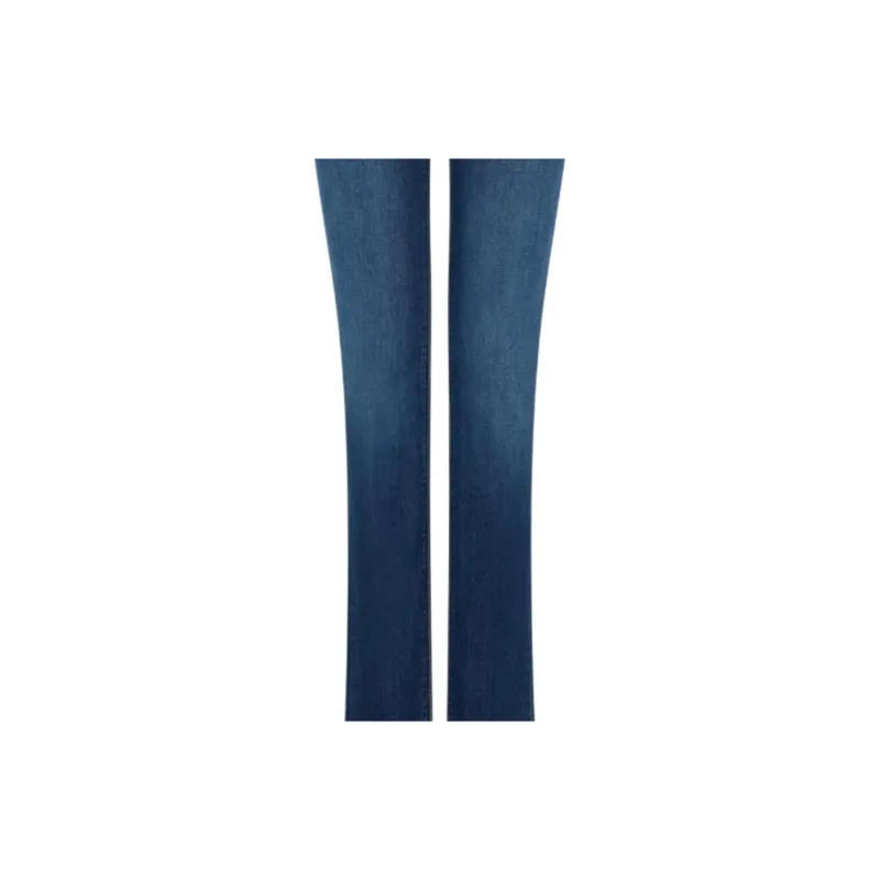 EMPORIO ARMANI Asv J18 High-waisted Skinny-leg Jeans In A Worn-look Organic Stretch Denim-3