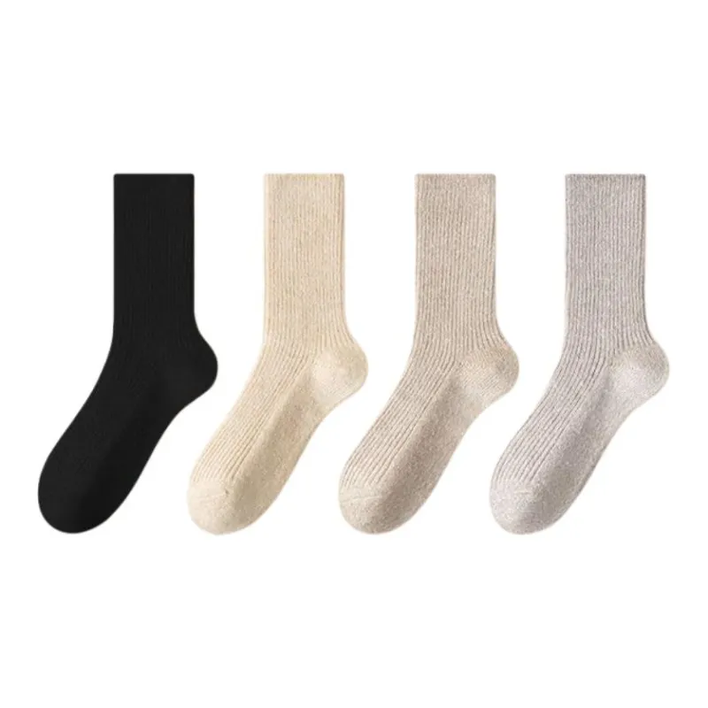 Lan Miao Mid Calf Socks Women's 4 Pack-8