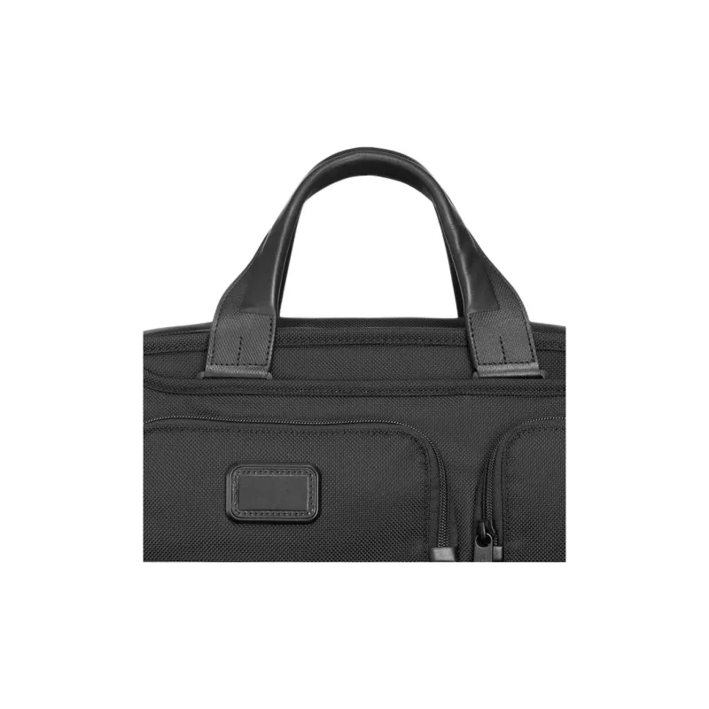 TUMI Alpha Nylon Laptop Briefcase Bag Unisex Black-4