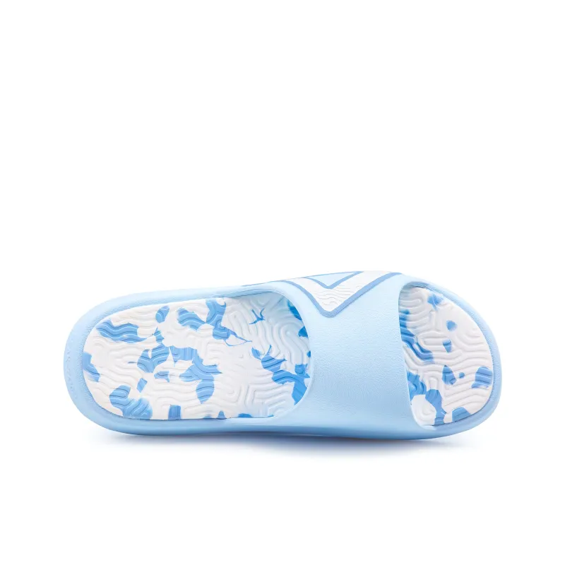 PEAK Tai Ji1.0 Slip Resistant Abrasion Resistant Cushioning Slide Slippers Unisex Sky Blue-4