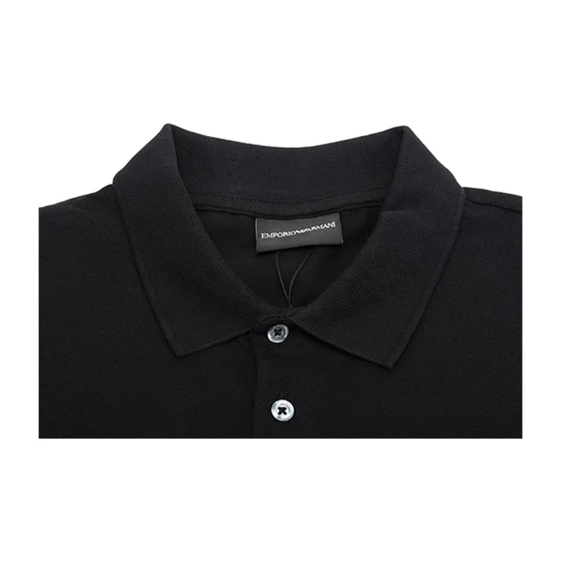 EMPORIO ARMANI Polo Shirt Men's Black White-2