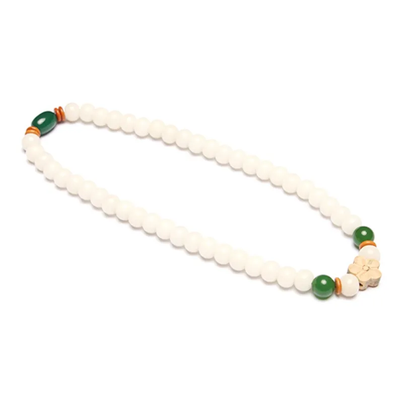 LINKY Laboratory White Jade Bodhi Bracelets Unisex-2