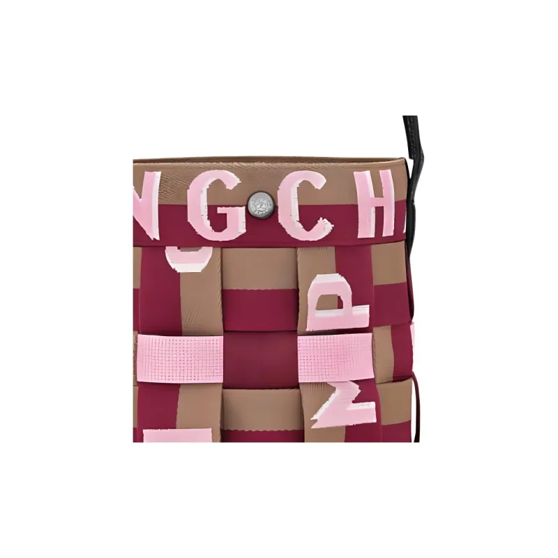 LONGCHAMP Re Play Nylon Bucket Bags Handbags Extra Small Women's Red Beet Purple-3